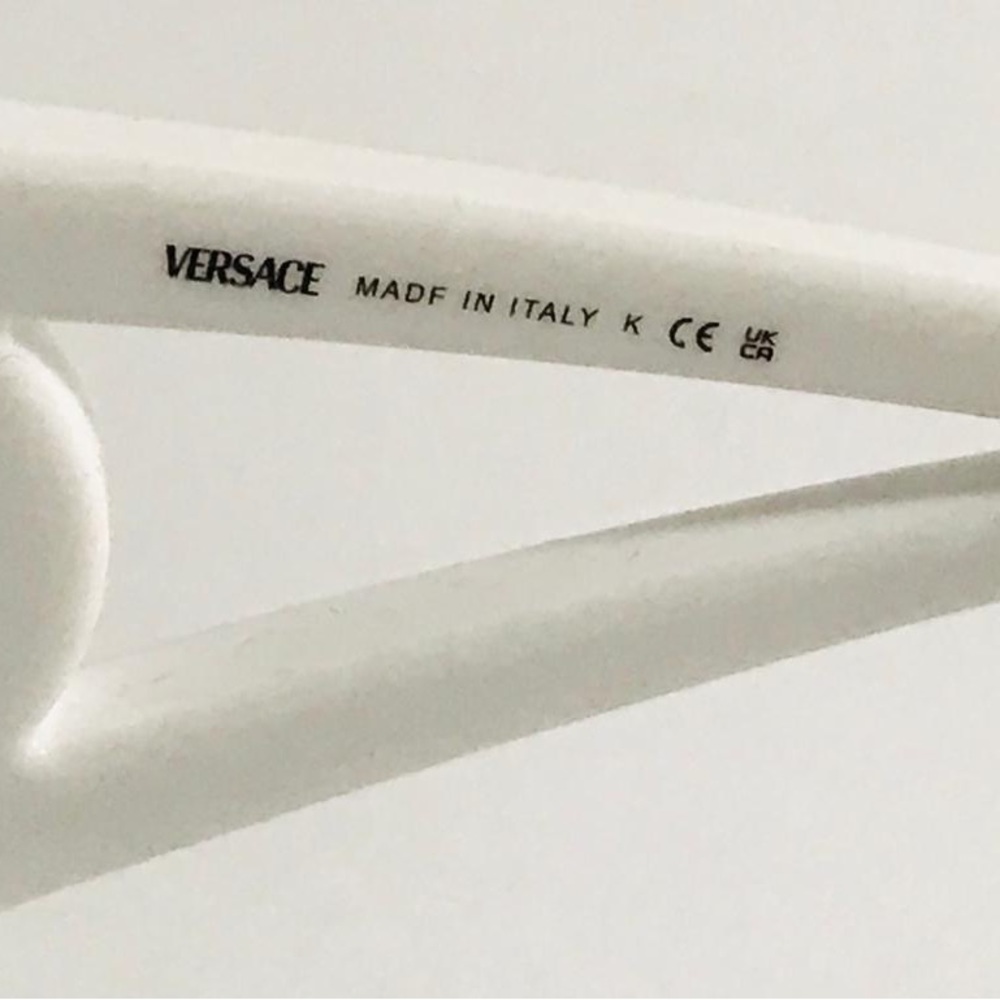 New Versace Clear Shield Ladies Sunglasses VE4393 401/1W 46 - Picture 12 of 16